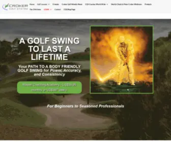 Crokergolfsystem.com(Golf Swing) Screenshot