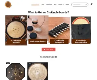 Crokinoleboardforsale.com(Crokinole Board for Sale) Screenshot