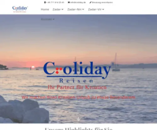 Croliday.de(Croliday Reisen) Screenshot