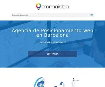 Cromaidea.com(Posicionamiento web en Barcelona) Screenshot