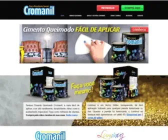 Cromanil.com.br(Cromanil Cimento Quemado) Screenshot