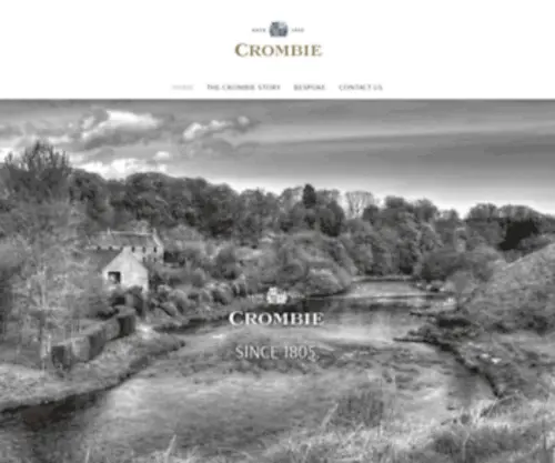 Crombie.co.uk(Luxury Coats) Screenshot