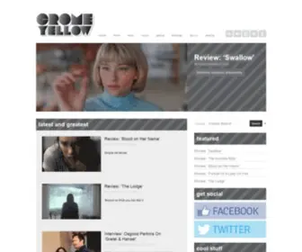 Cromeyellow.com(Film, art and everything cool) Screenshot