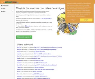 Cromosrepes.com(La mayor comunidad de intercambio y coleccionismo) Screenshot