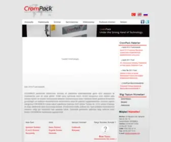 Crompack.com(Vakumlama Makinaları) Screenshot