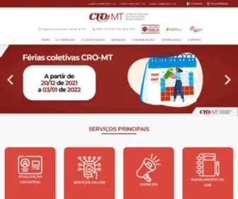 Cromt.org.br(Conselho Regional de Odontologia de Mato Grosso) Screenshot