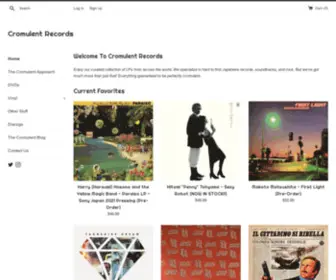 Cromulentrecords.com(Cromulent Records) Screenshot