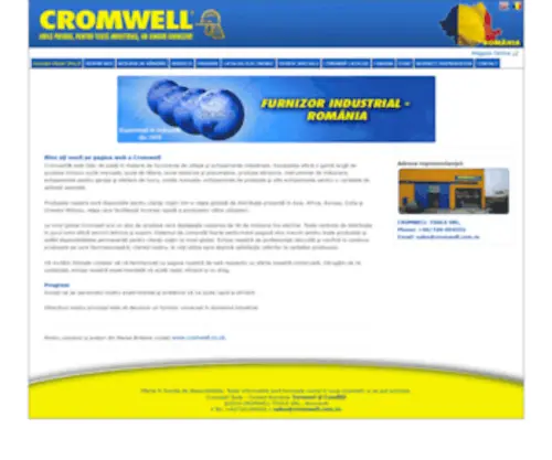 Cromwell.com.ro(Cromwell Web Trading) Screenshot