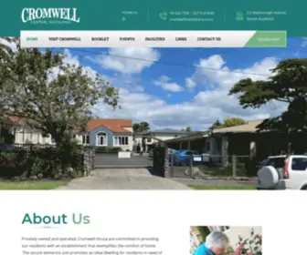 Cromwellhouse.co.nz(Elderly care house & hospital) Screenshot