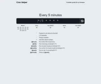 Cron.help(Cron Helper) Screenshot