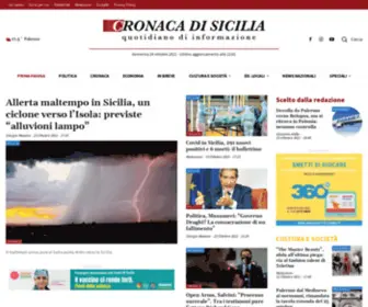 Cronacadisicilia.it(Cronaca di Sicilia) Screenshot