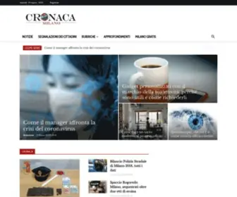 Cronacamilano.it(Cronaca Milano) Screenshot