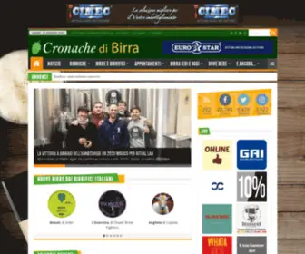 Cronachedibirra.it(Cronache di Birra) Screenshot