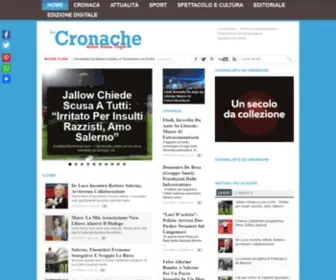 Cronachesalerno.it(Cronache di Salerno Notizie della Provincia Salernitana) Screenshot