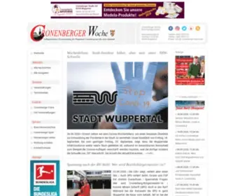 Cronenberger-Woche.de(Cronenberger Woche) Screenshot