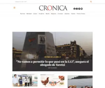 Cronica.com.mx(Inicio) Screenshot