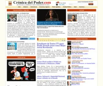 Cronicadelpoder.com(Crónica del poder) Screenshot