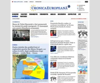 Cronicaeuropeana.ro(Cronica Europeană.ro) Screenshot