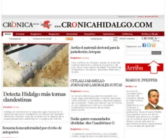 Cronicahidalgo.com(La Crónica de Hoy en Hidalgo) Screenshot