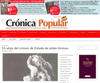 Cronicapopular.es(Crónica) Screenshot