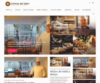 Cronicasdelsabor.mx(La gastronomia en su mejor momento) Screenshot