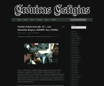 Cronicasestigias.org(Crónicas Estigias Fanzine) Screenshot