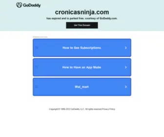 Cronicasninja.com(Cronicasninja) Screenshot