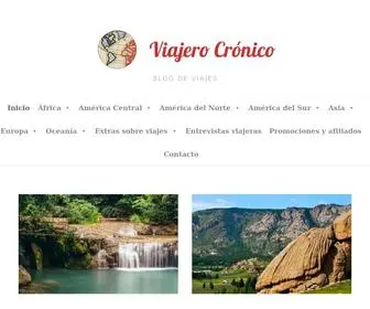 Cronicoviajero.com(Viajero Crónico) Screenshot