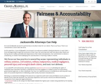 Croninmaxwell.com(Jacksonville Medical Malpractice Attorneys) Screenshot