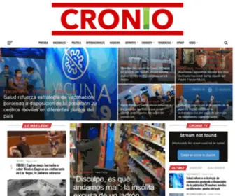 Croniosv.com(Diario Digital Cronio de El Salvador) Screenshot