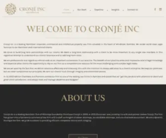 Cronjelaw.com(Cronjé & Co) Screenshot