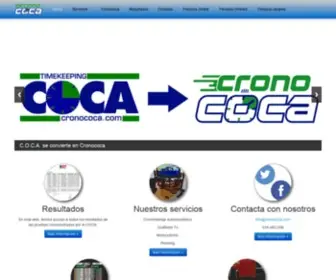 Cronococa.com(Carreras de coches) Screenshot