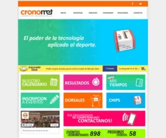 Cronomet.com.ar(CRONOMETRAJE Y CLASIFICACION CON SISTEMA DE CHIPS) Screenshot
