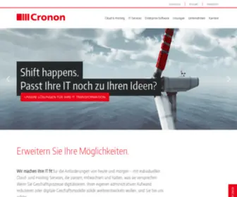 Cronon.org(Cronon bringt Unternehmen weiter) Screenshot