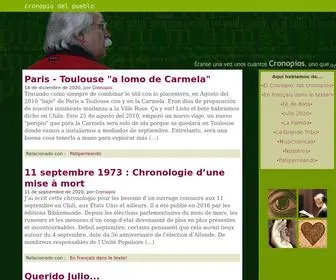 Cronopio.cl(Cronopio del pueblo) Screenshot