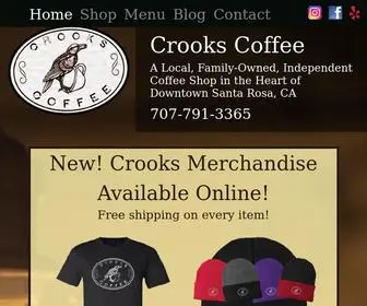 Crookscoffee.com(A Local) Screenshot