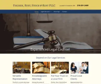 Crookstonlaw.com(Fischer, Rust, Stock & Rust PLLC) Screenshot