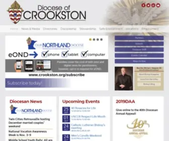 Crookston.org(Diocese of Crookston) Screenshot