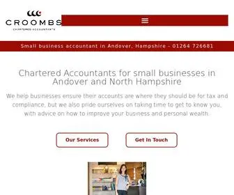 Croombsca.co.uk(Croombs Chartered Accountants for Small Business) Screenshot