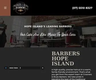 Croonersandbluesbarbers.com.au(Barbers Hope Island) Screenshot