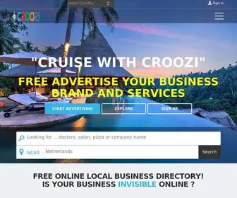 Croozi.com(World's leading online business directory) Screenshot
