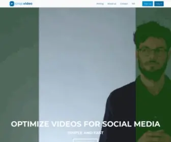 Crop.video(Optimize Videos for Social Media) Screenshot