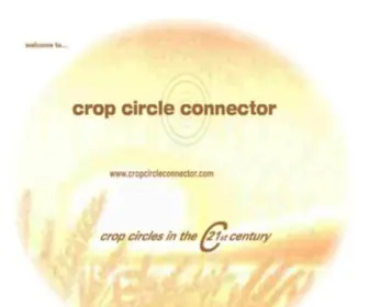 Cropcircleconnector.com(The Crop Circle Connector) Screenshot