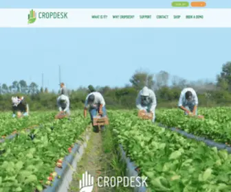 Cropdesk.com(Home) Screenshot