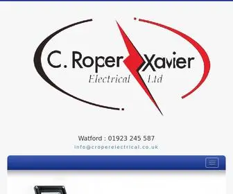 Croperelectrical.co.uk(Electricians Watford) Screenshot