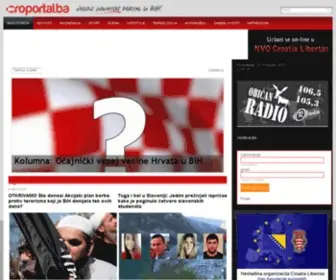 Croportal.ba(Jedini hrvatski portal u BiH) Screenshot