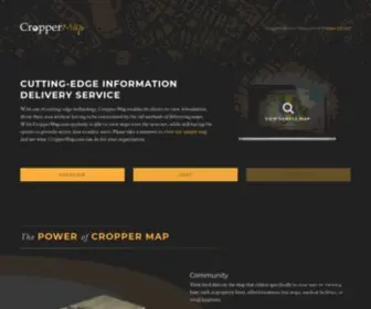 Croppermap.com(Cropper Map) Screenshot