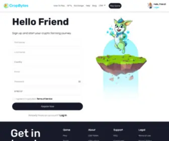 Cropsbytes.com(Trade game assets with cryptocurrency) Screenshot