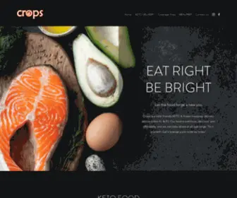 Cropsfood.com(Keto Food Delivery) Screenshot