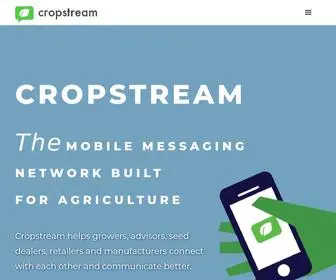 Cropstream.com(Cropstream) Screenshot